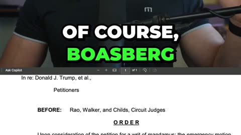 Appeals Court SLAPS DOWN Judge Boasberg