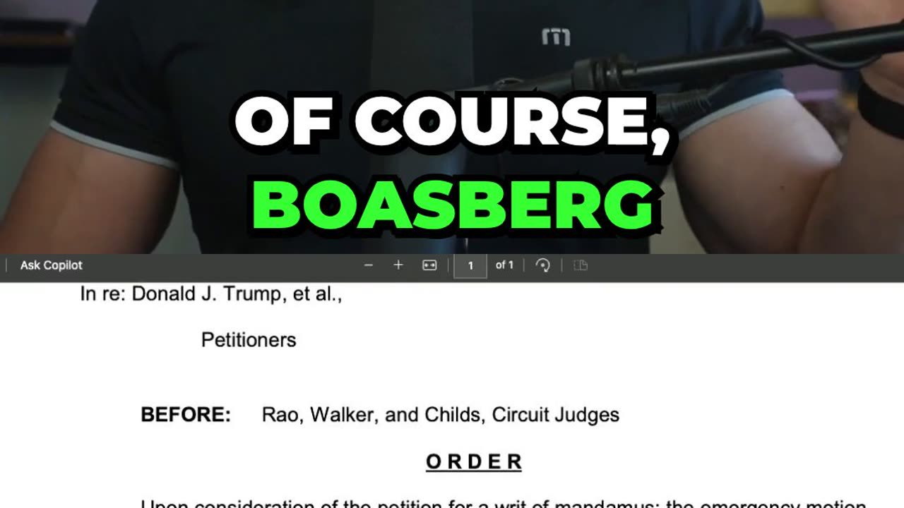 Appeals Court SLAPS DOWN Judge Boasberg