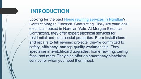 Best Home Rewiring services in Narellan