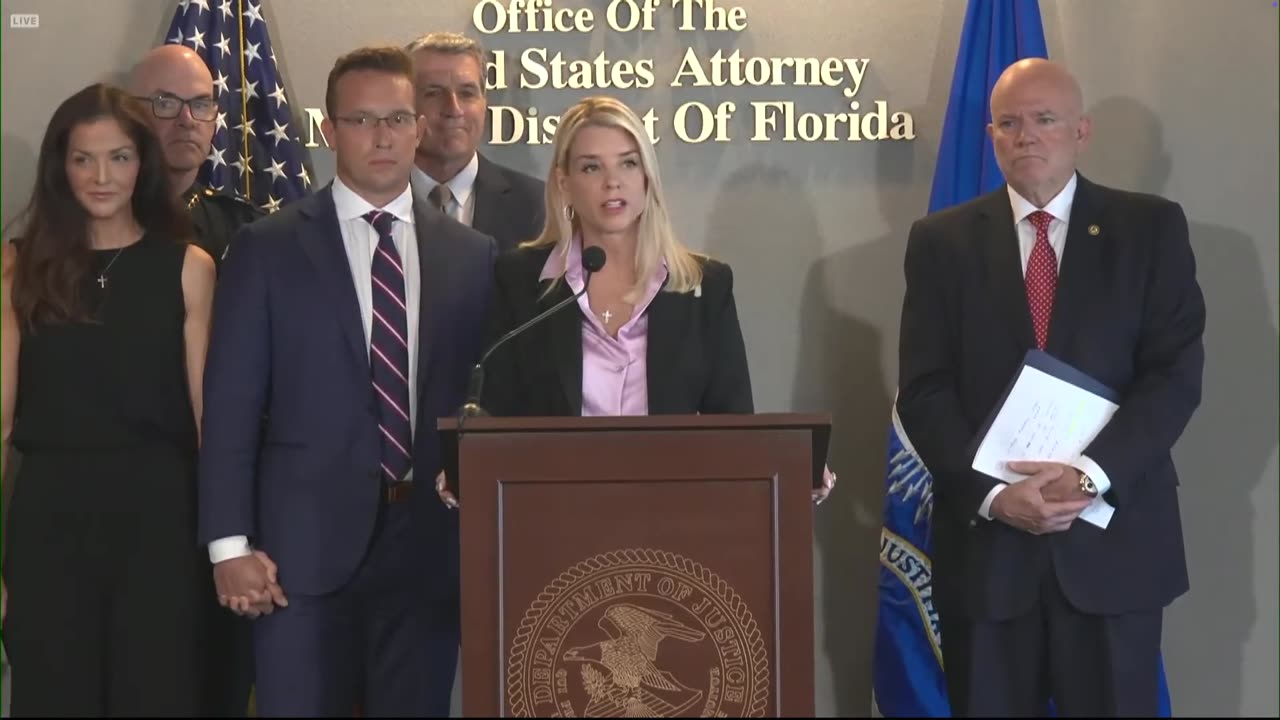 Pam Bondi delivers remarks on DOJ’s efforts to combat political violence - October 10, 2025