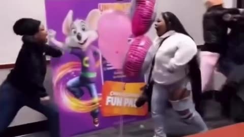 Fight at Chuck E. Cheese's LOL