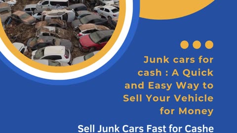 Junk cars for cash in Worcester ,MA - A Quick and Easy Way to Sell Your Vehicle for Money