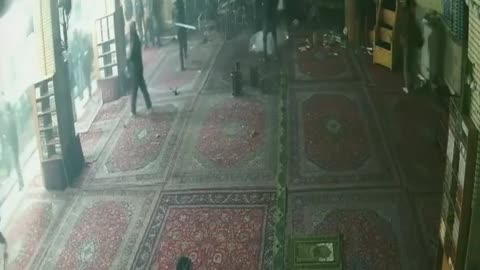 Iran releases video showing rioters entering and vandalizing a mosque