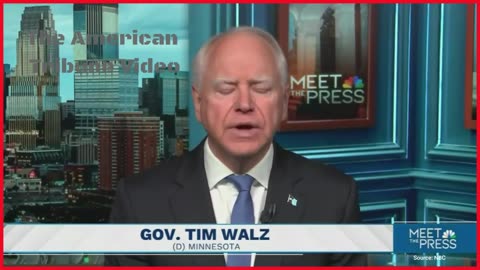 Tim Walz Gets More Bad News as He Gets Blamed for Allowing “Massive Fraud” to Occur