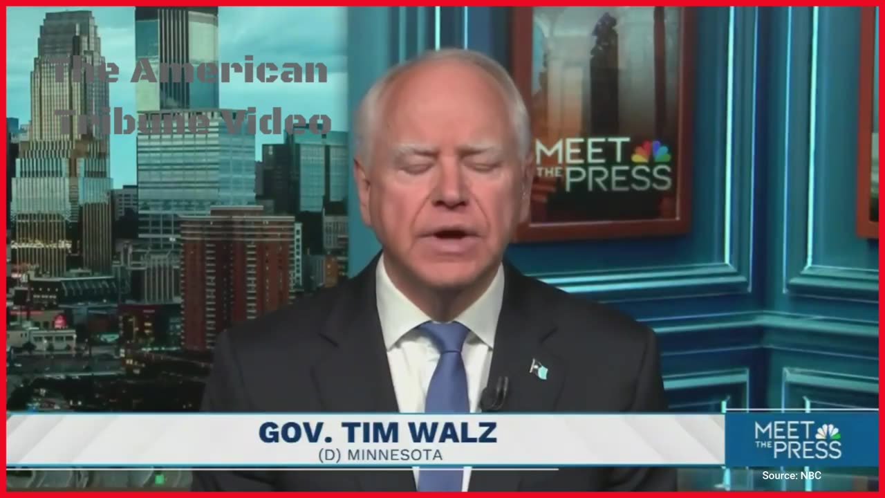 Tim Walz Gets More Bad News as He Gets Blamed for Allowing “Massive Fraud” to Occur