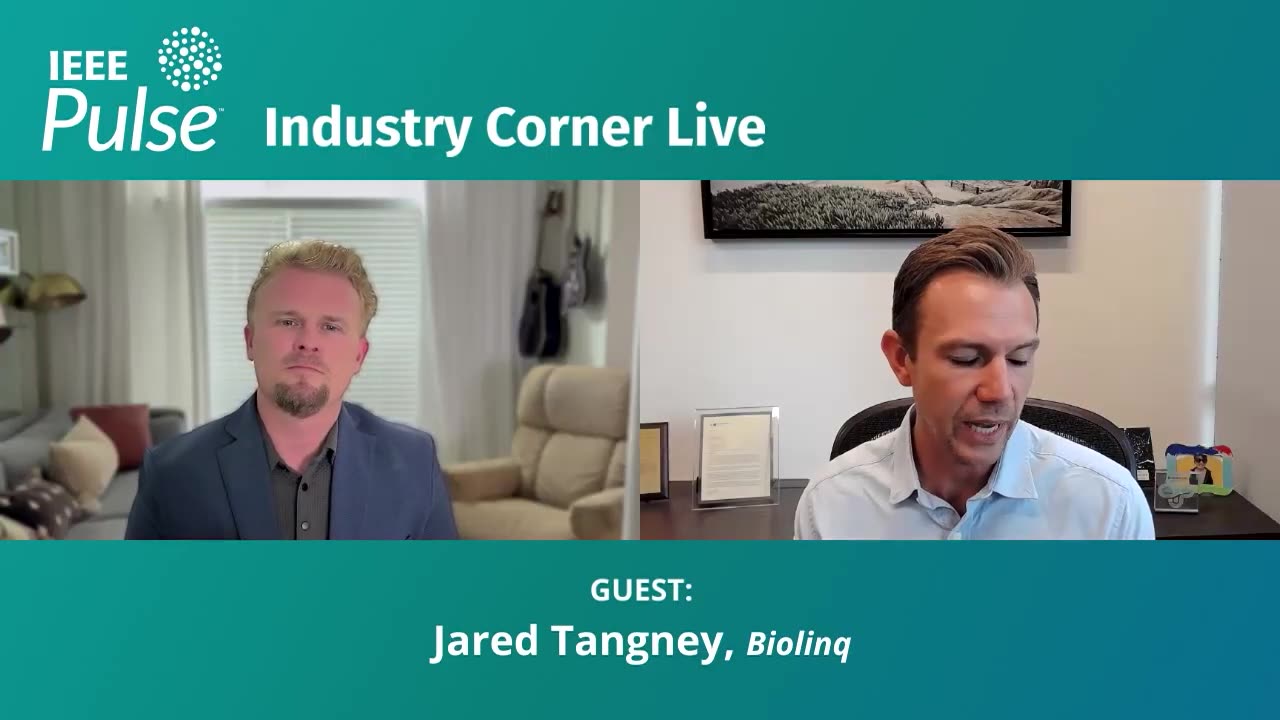 Inside Biolinq’s Skin-Level Biosensor: Industry Corner Live Interview with Jared Tangney IEEE EMBS