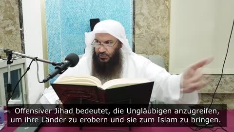 Sheikh: "Der Jihad ist die höchste Form der Anbetung und Sklaverei ist eine islamische Tugend!"