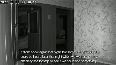 👻💔 Strange Light & Whispers on Security Camera?! Strange light(?) and whispers seen and heard on the