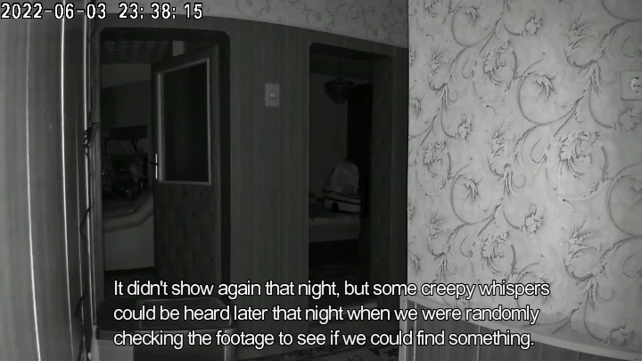 👻💔 Strange Light & Whispers on Security Camera?! Strange light(?) and whispers seen and heard on the