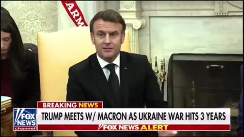 Trump meets with Macron full Q&A