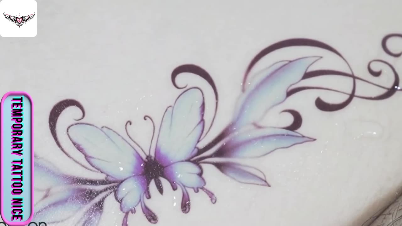 [Temporary Tattoo Nice] #0036 butterfly tattoos sticker! Tattoo Temporary sticker