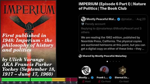 Imperium episode 6 - Politics - Book club September 27th 2025