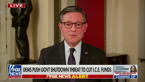 🚨 BOOM! Speaker Mike Johnson nails it: “ICE has to do its job. ...