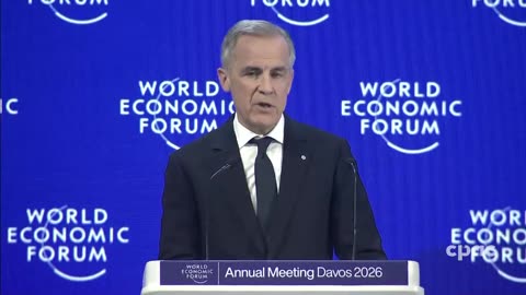 Davos 2026 Mark Carney speaks at World Economic Forum
