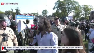 🇺🇸 Woke Mob Leads Anti-ICE Protest at Broadview Detention Facility in Chicago, Illinois [LIVE]