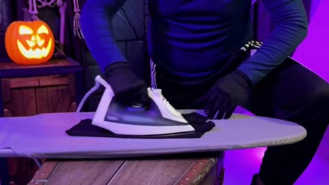 LEVI EXTREME IRONING IN A HAUNTED HOUSE