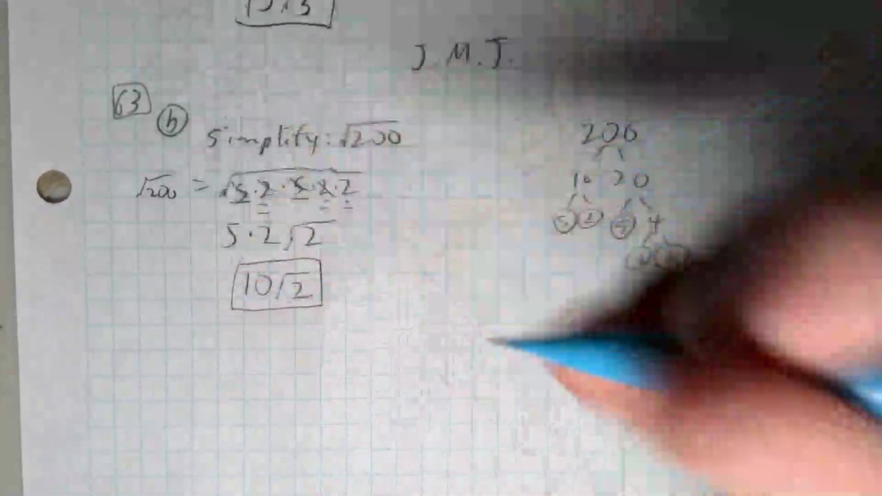 Saxon Algebra 1 Lesson 63 (b)