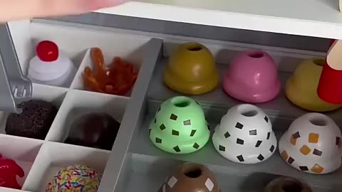 Trending: ASMR Ice cream Counter 🍦❤️Roleplay Wooden Toy Tingles to help you #rel