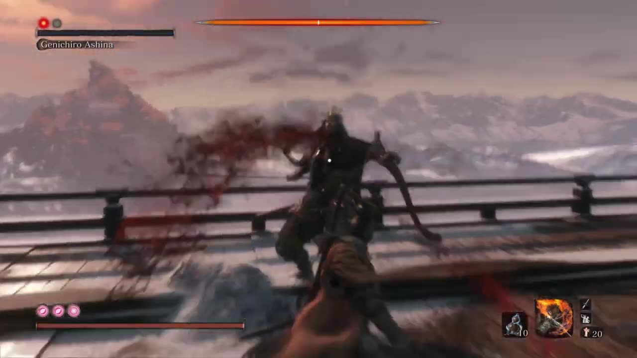 Genichiro Boss Fight No Hit