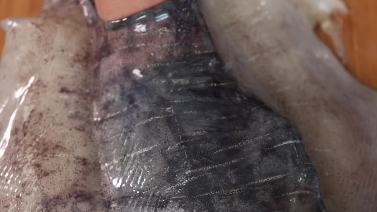 Coocking A giant squid #short FactskingBN