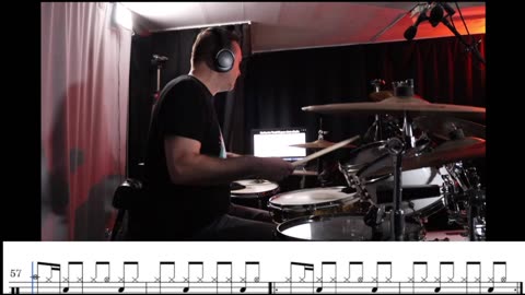 Tozzi, Morandi, Ruggeri – Si può dare di più (Drums with Scrolling Sheet Music)