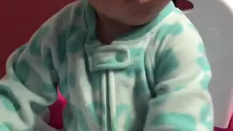 Baby Changes Face After Been Fed