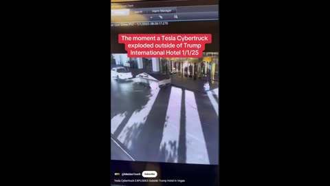 1.1.25 Tesla Explosion In Front Of Trump Tower