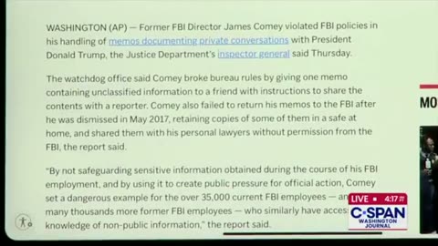 C-Span talks to liberal about Jim Comey, Lib loses big