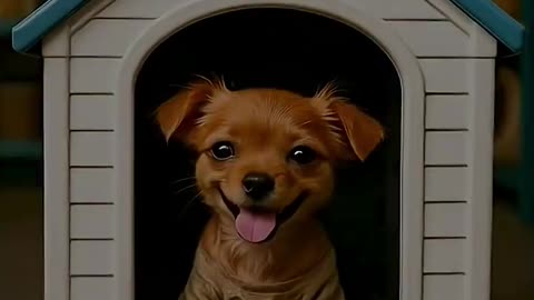 The poor puppy didn't have home so, his rich friends making fun of him