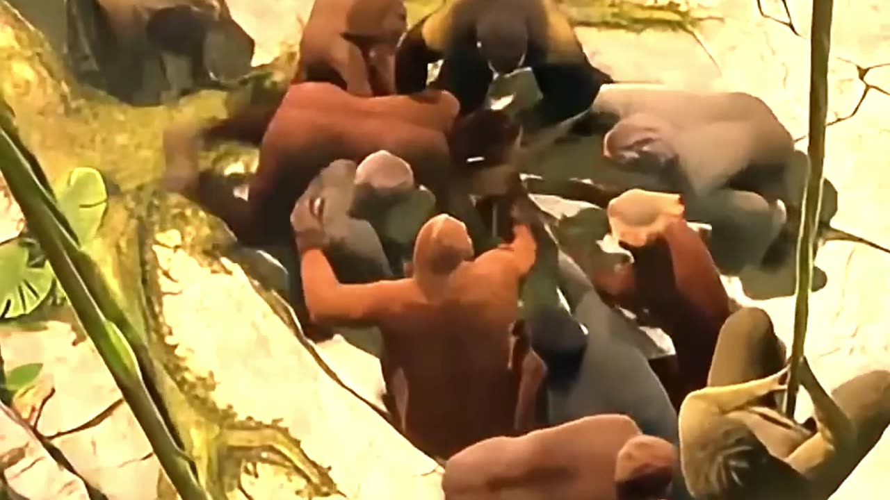 The moment this little monkey was born