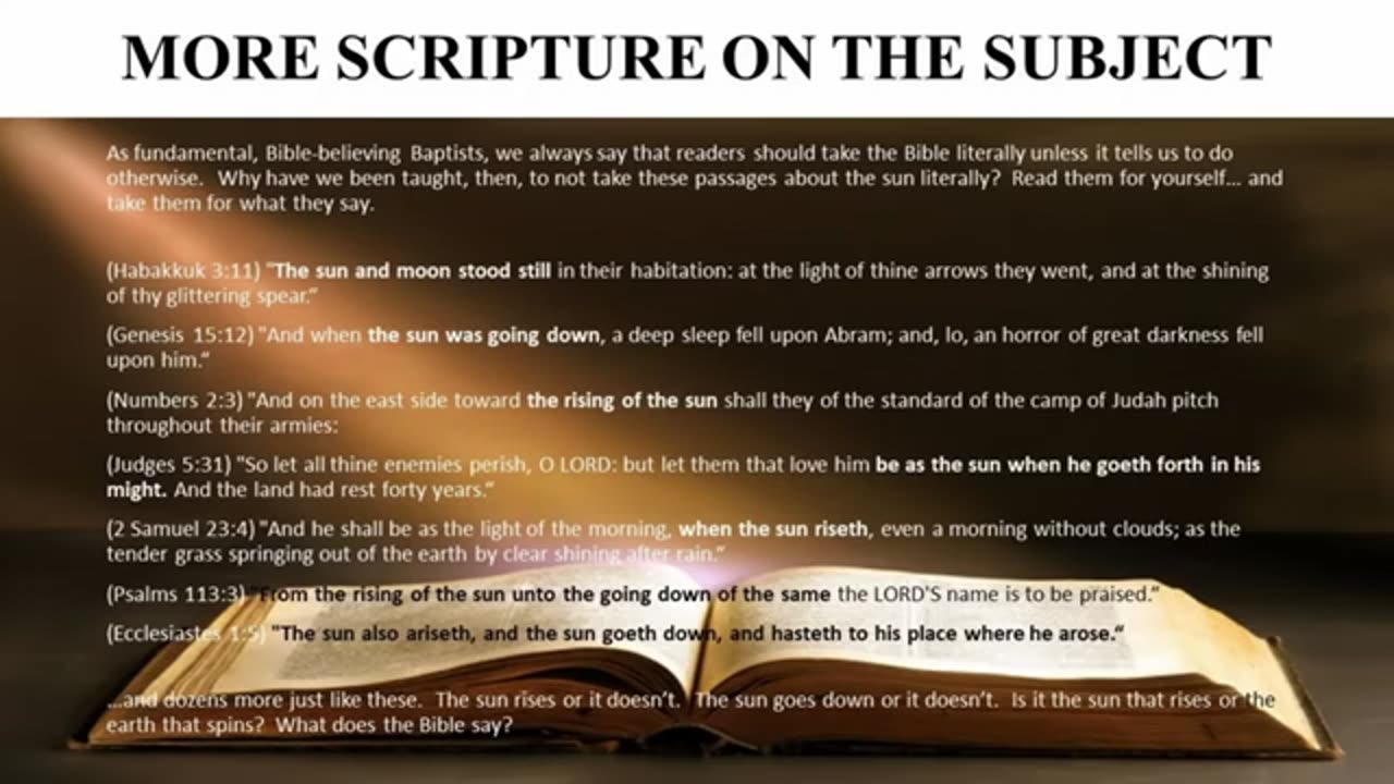 Part 2 Biblical Cosmology Rotation and Revolution