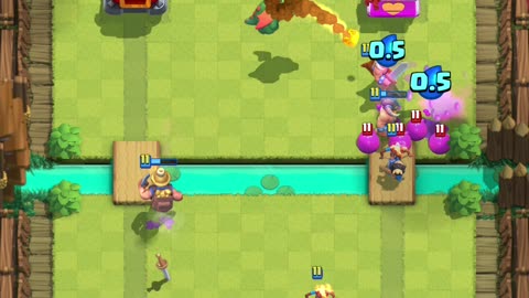 Clash Royale: 11/1 gameplay (defending strategy three crowns)