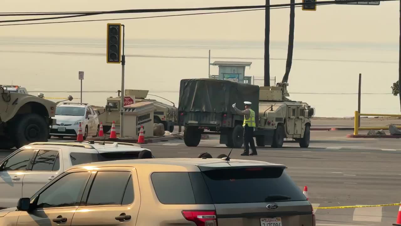 California National Guard FINALLY beginning to have a noticeable presence in