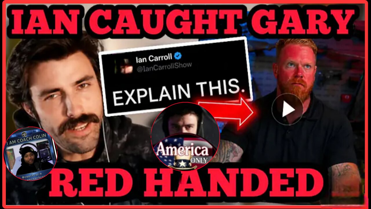 Ian Carroll ~ Catches Gary Contradicting Himself LIVE