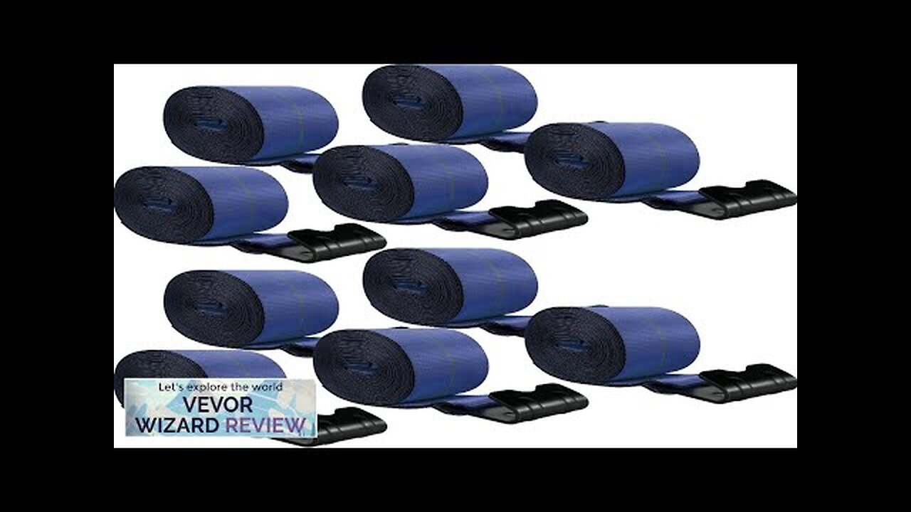 VEVOR Truck Straps 4" x30' Winch Straps with a Flat Hook Flatbed Review