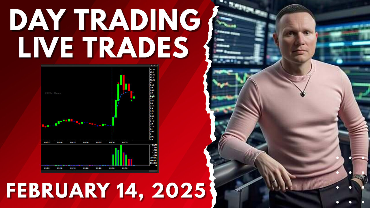 Live Day Trading - Shorting Stocks on Valentine's Day