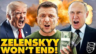 Zelensky SCREAMS Like A Spoild Child as Trump Makes Peace Deal w/ Russia! 'We Want More Money!'!!