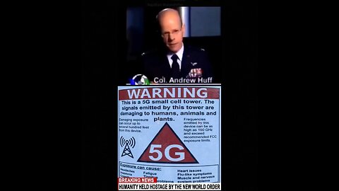 PENTAGON CONFIRMS 5G RADIATION CAUSES CANCER AND COVID SYMPTOMS...