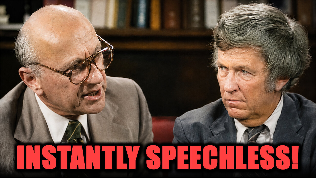 Milton Friedman DESTROYS a Socialist’s Medicare Pitch With One Brutal Question