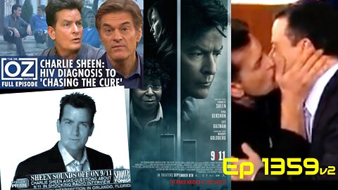 Charlie Sheen for 9/11 coverup De Niro, Hillary Clinton, RFKJ, Plum Island anthrax 2001 Trump 1359