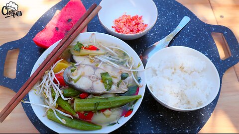 Vietnamese Sour Fish Soup | Chef's Culinary Canvas | Outdoor Cooking & ASMR