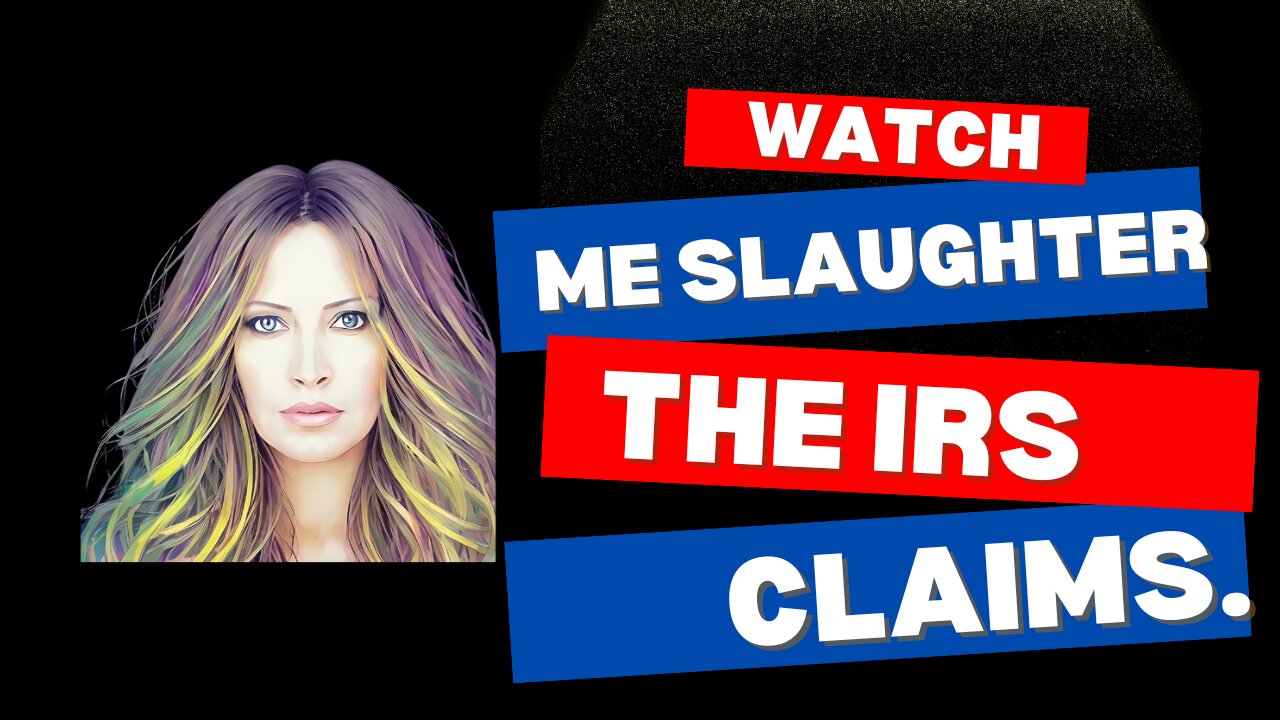 Watch Me Slaughter The IRS
