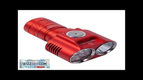 NIWALKER ETmini NE6 Dual Head 3200LM EDC Flashlight With 18350 Battery Type-C Review