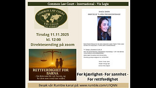 11.11.11:30: EXTRASENDING direkte fra pressekonferanse om SHADA saken