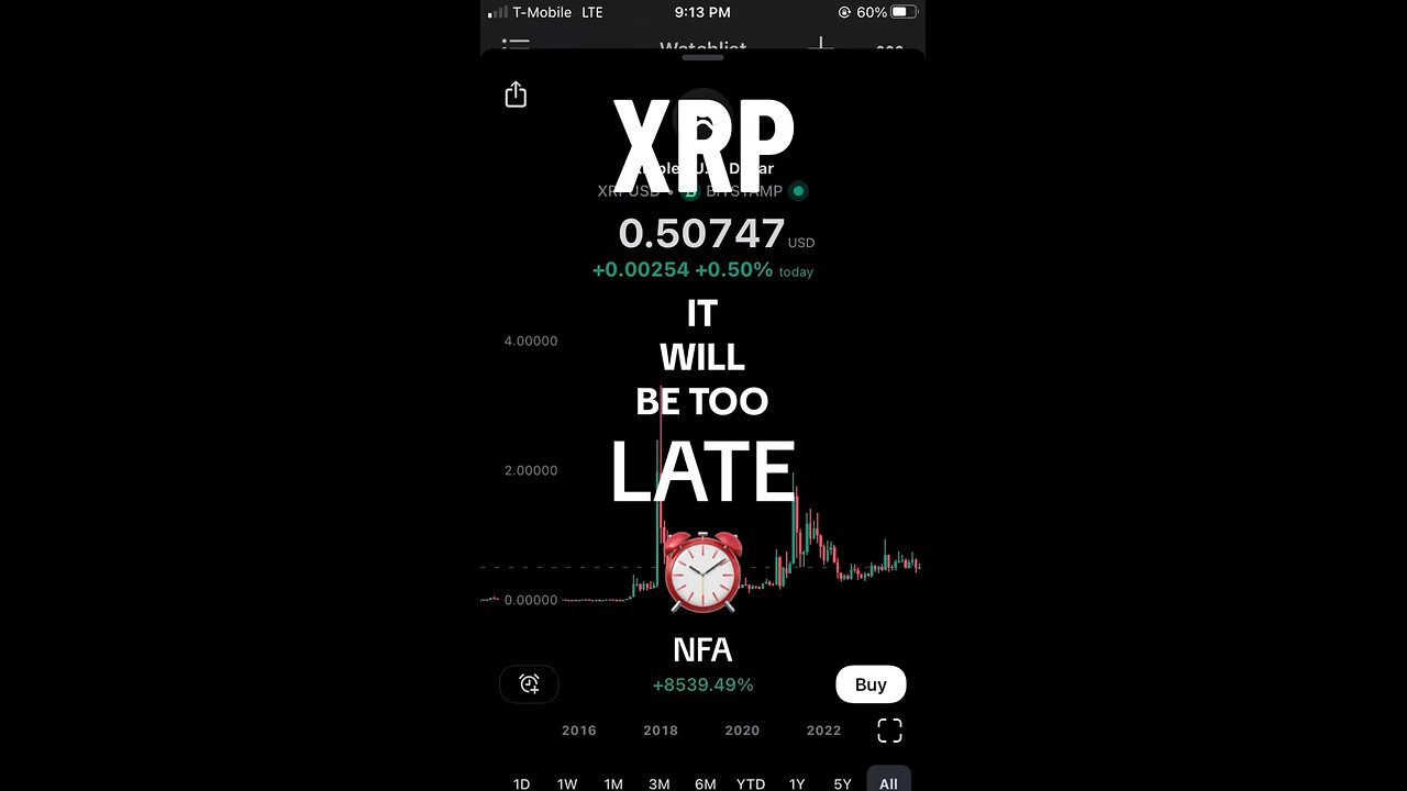 XRP TOO LATE!? ⏰