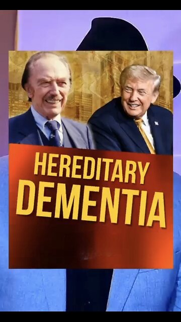 king 🤴 Trump's Family history of Dementia