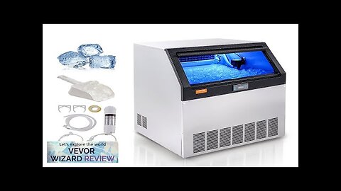 VEVOR Commercial Ice Maker 160lbs/24H Ice Maker Machine 80 Ice Cubes in Review