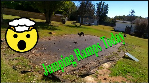 RC Truck Trying To Jump Ramps Today Part 1