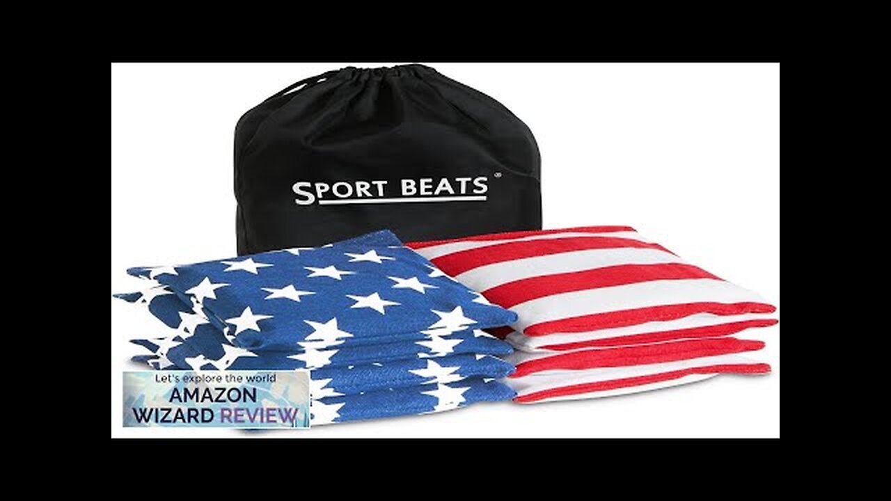 SPORT BEATS Cornhole Bags Set of 8 Regulation Weight & Size Review