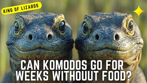 Can Komodo Dragons Survive Weeks Without Eating? 🦎 Fascinating Facts!